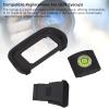 LICAEVEY R10 Camera Eyecup Viewfinder, 3 in 1 Set with Bubble Level and Hot Shoe Cover for Long Recording and Level Shots view 3