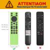 2PACK Climberer Cover for TCL RC923A FMB1 / RC813A FMB1 2025 QM6K QM7K TV Remote, Silicone Case Glow in Dark - Blue+Green view 2