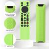2PACK Climberer Cover for TCL RC923A FMB1 / RC813A FMB1 2025 QM6K QM7K TV Remote, Silicone Case Glow in Dark - Blue+Green view 4