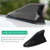 Sbulhia Shark Fin Antenna Cover for Car, Auto AM/FM Radio Signal Base Top Roof Aerial Cover with Adhesive Tape, Fashionable Shark Antenna Base Universal Replacement for Sedan SUV Van (Black) view 3