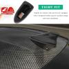 Sbulhia Shark Fin Antenna Cover for Car, Auto AM/FM Radio Signal Base Top Roof Aerial Cover with Adhesive Tape, Fashionable Shark Antenna Base Universal Replacement for Sedan SUV Van (Black) view 4