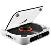 Portable CD Player for Car with Bluetooth 5.3, Rechargeable Mini CD Player with HiFi Speakers, USB/AUX Support, Compact Lightweight Personal for Home Travel Office(White) view 1