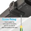 Tjweiqing Soundbar Stand Wall Mount Compatible with Samsung HW-A550/ZA, HW-R50C/ZA, HW-R60C/ZA, HW-R650/ZA, HW-B650/ZA, HW-A45C/ZA, HW-A50M/ZA, HW-A650/ZA, HW-R50M/ZA, HW-R550/ZA, HW-T45C/ZA Soundbar view 4