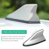 Sbulhia Shark Fin Antenna Cover for Car, Auto AM/FM Radio Signal Base Top Roof Aerial Cover with Adhesive Tape, Fashionable Shark Antenna Base Universal Replacement for Sedan SUV Van (Silver) view 3