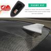 Sbulhia Shark Fin Antenna Cover for Car, Auto AM/FM Radio Signal Base Top Roof Aerial Cover with Adhesive Tape, Fashionable Shark Antenna Base Universal Replacement for Sedan SUV Van (Silver) view 4
