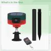 Tressify Solar-Powered Motion Detector Alarm With Loud Siren, Infrared Sensor, Custom Audio, Remote Control view 2