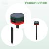 Tressify Solar-Powered Motion Detector Alarm With Loud Siren, Infrared Sensor, Custom Audio, Remote Control view 4