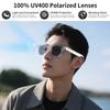 AI Smart Glasses for Men & Women, AI-Powered By Translation, Noise Reduction, Open Ear Audio Mic & Speakers, Translation Glasses with Photochromic Lenses, Support 169 Languages, Business/Travel(White) view 3
