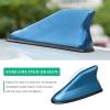 Sbulhia Shark Fin Antenna Cover for Car, Auto AM/FM Radio Signal Base Top Roof Aerial Cover with Adhesive Tape, Fashionable Shark Antenna Base Universal Replacement for Sedan SUV Van (Blue) view 3