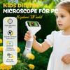 2026 New Pocket Handheld Microscope, 1000X Digital Handheld Microscope 1080P Handheld Digital Microscopes, Mini Portable Pocket Miniscopes Science for Christmas Birthday Gift (White) view 2
