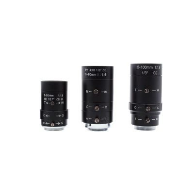 BQHHWTZ 50mm 60mm 100mm HD Camera Lens Varifocal Manual Zoom Lens CS Mount for Security Surveillance IP Camera