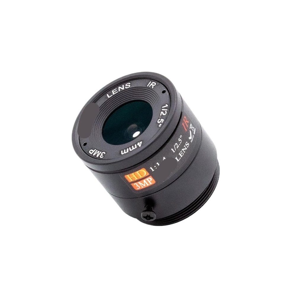 BQHHWTZ C34A0 Industrial 3MP 4mm Fixed CS Mount Lens Lens with 650 IR Filter for IP USB Cameras and Webcam