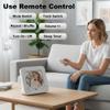 Kuephom Portable CD Players for Home with Speakers and Remote: Kpop Bluetooth CD Player with Sleep Timer - Small Desktop CD Boombox with USB/MP3/AUX/FM Radio - LCD Screen/Headphone Jack/Gift/DC Power view 3