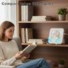 Kuephom Portable CD Players for Home with Speakers and Remote: Kpop Bluetooth CD Player with Sleep Timer - Small Desktop CD Boombox with USB/MP3/AUX/FM Radio - LCD Screen/Headphone Jack/Gift/DC Power view 4