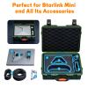JUSTHERE Starlink Mini Case, Hard Waterproof Travel Case for Mini Starlink with Molded Foam for Accessories, Lockable Storage Bag Green for Accessories Carrying view 2