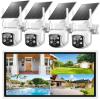 BOTDOYS No Wiring Easy Install Solar Security Cameras Wireless Outdoor view 1