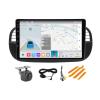 Android Radio for Fiat 500 500C 2007-2015 Replacement Dash Kit, 8Core 2+32GB 9" Touch Screen Head Unit with Carplay & Android Auto/Cooling Fan/5G WiFi view 1