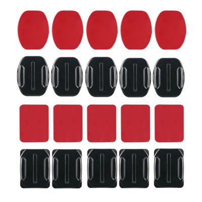 8/12/16/20/24/36Pcs Helmet Adhesive Sticky Mounts Flat Curved Mount for 12 11 10 9 8 7 6 5 4 3 Action Camera Adhesive Helmet Pad