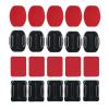 8/12/16/20/24/36Pcs Helmet Adhesive Sticky Mounts Flat Curved Mount for 12 11 10 9 8 7 6 5 4 3 Action Camera Adhesive Helmet Pad view 1