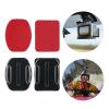 8/12/16/20/24/36Pcs Helmet Adhesive Sticky Mounts Flat Curved Mount for 12 11 10 9 8 7 6 5 4 3 Action Camera Adhesive Helmet Pad view 2
