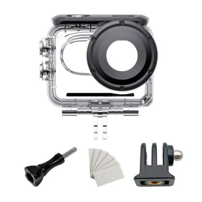 60M Waterproof Case for Mini Action Camera, Underwater Diving Housing Protective Cover with Lens Protection(Type 1)