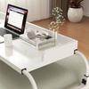 Adjustable Over Bed Desk - Extendable Rolling Laptop Table, Height & Length Adjustable Mobile Workstation for Home Office, Bedside Study Table, Space-Saving Design view 2
