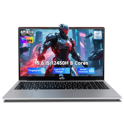 NIMO 15.6" FHD lPS-Business-Laptop, 8 Cores i5-12450H 16GB RAM 1TB SSD (Beat i7-11800H, Up to 4.4 GHz) Student Computer with 100W Type-C Charger Fingerprint Backlit Keyboard WiFi-6 Numpad