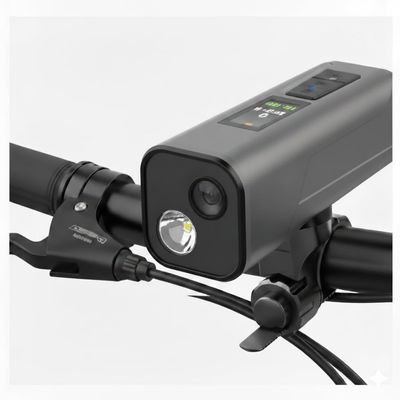 4K Bike Camera with GPS Tracking, Cycling Computer & Headlight  Spedal S1 30FPS Action Cam with 6-Axis EIS, 132 Wide Angle, Speed/Route Recording, Night Vision, IP65 Waterproof, 64GB SD Card