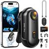 Action Camera 4K,2026 Ready Upgraded POV Camera WiFi with 64GB Card,Thumb Snap Cam with Waterproof Case,Wearable Sports Snapcam,Mini Body Camera for Running Motorcycle Vlogging Diving Horse Riding view 1