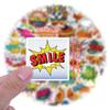 105PCS Stickers for Superhero Surprise Sign Decals for Gift Boom Wow Bang Pow OMG Stickers view 2