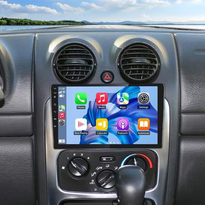 Surakey 10.1in Touch Screen Car Stereo Radio for Jeep Liberty 2002-2007 Android 13 GPS Head Unit 4+64G 2 Din for Carplay Android Auto Universal Radio Bluetooth WiFi RDS SWC Split Screen Backup Camera