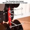 XAWSOP Wire Spool Rack,8 Axle Cable Caddy,Transportable Wire Spool Rack Dispenser,Work Independently,Mobile Cart for Workplace Efficiency,Black+red-8 Reel view 3