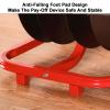 XAWSOP Wire Spool Rack,8 Axle Cable Caddy,Transportable Wire Spool Rack Dispenser,Work Independently,Mobile Cart for Workplace Efficiency,Black+red-8 Reel view 4