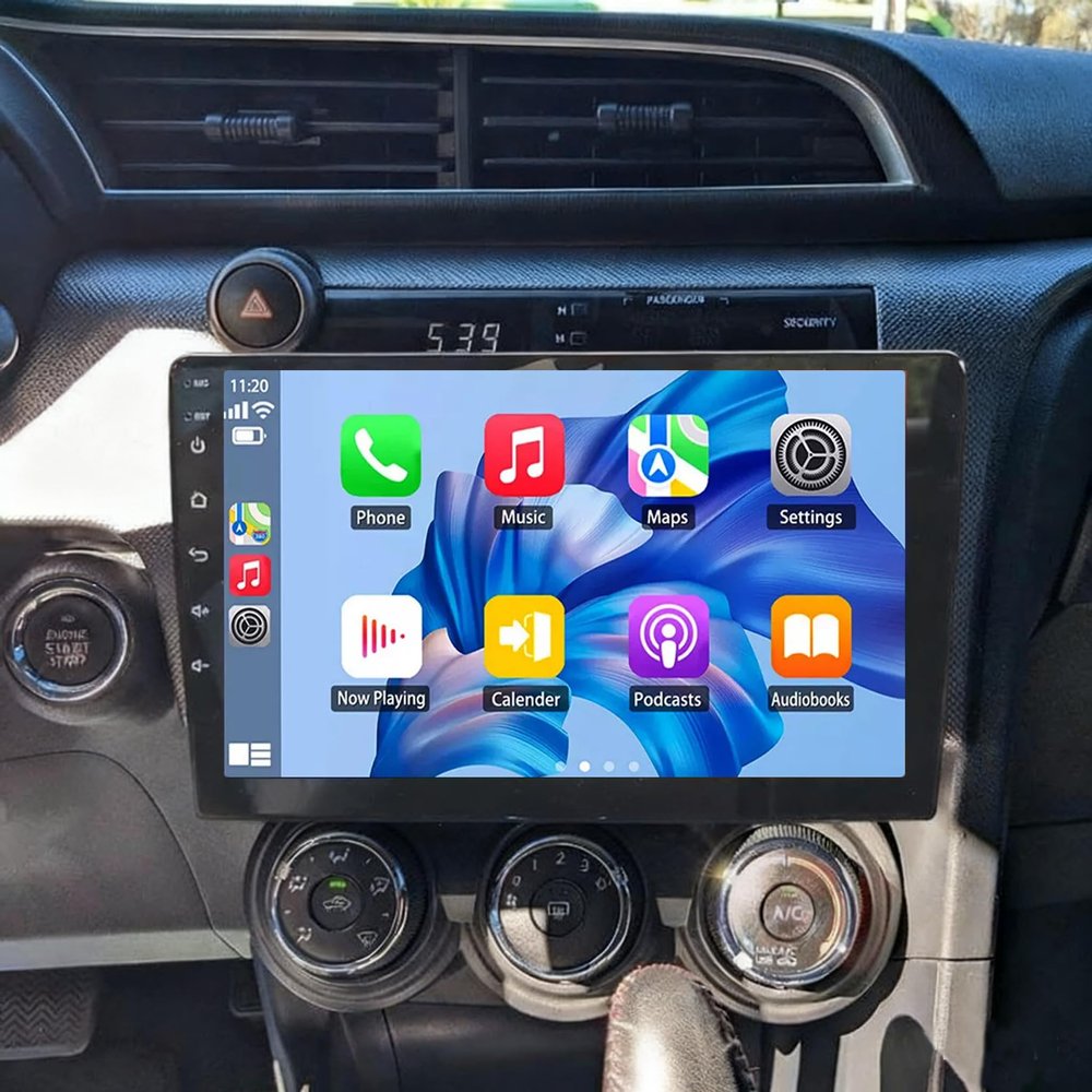 Surakey Android 13 4+64G Car Radio Stereo for Scion TC 2011 2012-2016, GPS Head Unit 2 Din for Carplay Android Auto 10in Touch Screen Universal Radio Bluetooth WiFi RDS SWC Split Screen Backup Camera
