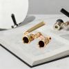 3x25 Opera Glasses with Handle & Chain, Vintage Theater Binoculars - Compact & Lightweight, The Ultimate Mini Binoculars for Opera, Concerts, Broadway & Cinema(Pearl2) view 2
