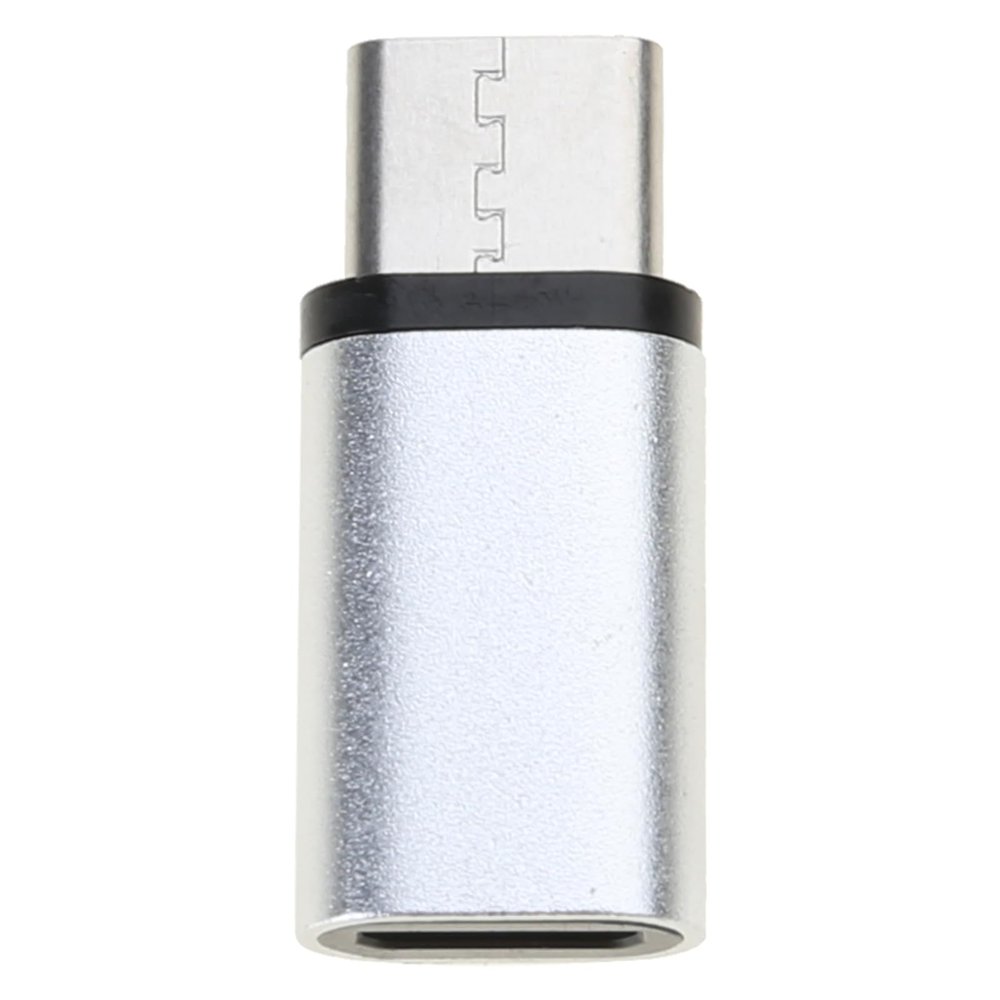 Geavonyg MicroUSB to USB Type C Adapter Female to Male Connectors for Charging and 480Mbps Data Sync to Adapter