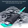 WEISUYUUS Double Band 1300Mbps Wireless USB Adapter with 4 Antennas for Enhances WiFi Transmission Coverage view 4