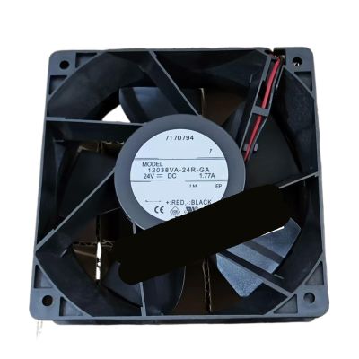 12038VA-24R- 04 DC 24V 1.77A 120x120x38mm 2-Wire Cooling Fan