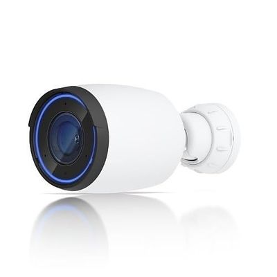 UVC-AI-PRO-White 8MP 4K Bullet IP Camera with IR Night Vision, 4.1-12.3mm Lens, PoE, AI Analytics, White