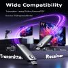 2026 Wireless HDMI Transmitter and Receiver,MpioLife 5G 4K Decode & 1080P Output Screen Mirroring HDMI Wireless Display Adapter for Cast Video from Laptop PC TV Box to TV Monitor Projector, 165FT/50M view 4