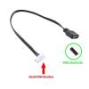 ACGTUY Fan Controller Adapter Cable 5V ARGB 3pin to 6pin/ 4pin Converter for Coolmoon(6pin) view 3