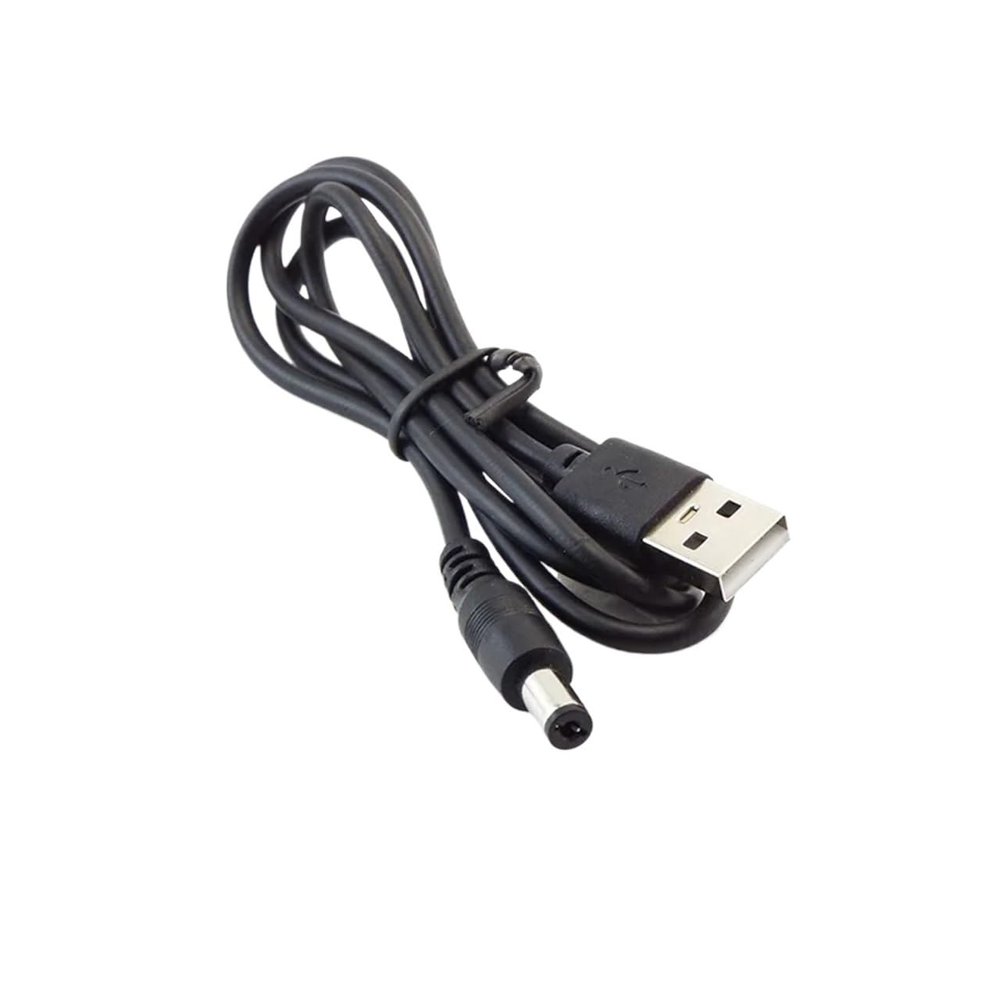 ACGTUY USB 2.0 Male A to DC 5.5mm x 2.1mm Plug Ja-ck DC Power Cord Socket Connector 5V Cable Line 5.5mm*2.1mm L1(0.8m)