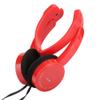 Acouto Foldable Wired Stereo Headset for Kids with Microphone - Lightweight On Ear Headphones for Smartphone and Tablet (Red) view 4