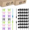 130 Pack Bulk Earbuds Bundle  Wired Ear Buds with 3.5mm Jack for Classroom, Students, and Schools  Colorful and Black Wired Earphones  Disposable Bulk Headphones for Kids, Teachers, and Libraries view 1