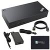 40AS0090US Docking Station Gen 2 - Supports 4K Display, 1 Year Warranty, Docking Station with 90W Adapter + Cloth & HDMI Cables - USB-C Thunderbolt 3 Dock (Renewed) view 1