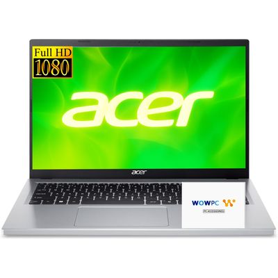 Acer Aspire Slim Laptop | 15.6'' Full HD Display | Powerful 8-Core Intel Core 3 N355 | 8GB RAM | 128GB SSD | Copilot AI Ready | Microsoft Office on the Web | HDMI | Wi-Fi 6 | Windows 11 | No Mouse |