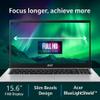 Acer Aspire Slim Laptop | 15.6'' Full HD Display | Powerful 8-Core Intel Core 3 N355 | 8GB RAM | 128GB SSD | Copilot AI Ready | Microsoft Office on the Web | HDMI | Wi-Fi 6 | Windows 11 | No Mouse | view 3
