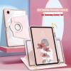 360 Rotating Flip Tablet Case Suitable for Samsung Galaxy Tab S11 Ultra 14.6" Acrylic Clear Back Cover with Pen Holder(Sky Blue) view 2