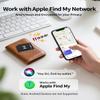 Bluetooth Tracker Card for Apple Find My (iOS Only), Rechargeable iPhone Smart Wallet Tracker Card, IP68 Item Finder Worldwide Tracking for Bags, Passport [Apple MFi Certified] view 2