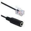 ACGTUY 1PC Adapter RJ9 to 3.5 Female Adapter Converter Cable PC Computer Headset view 3